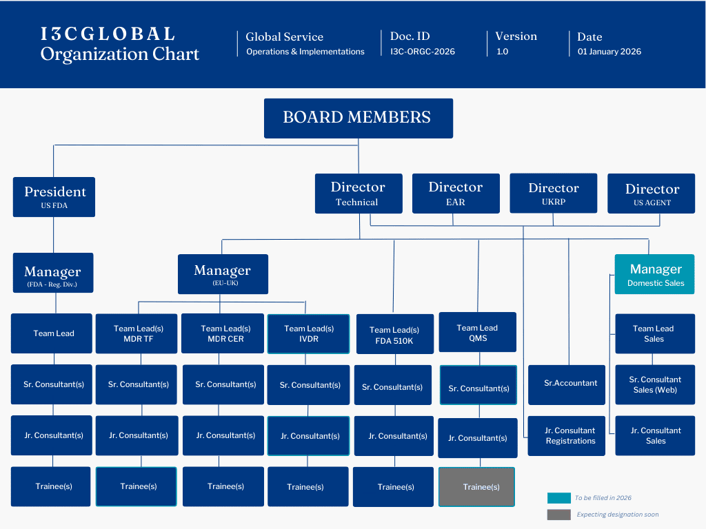 I3CGLOBAL ORG CHART I3CGLOBAL ORG CHART