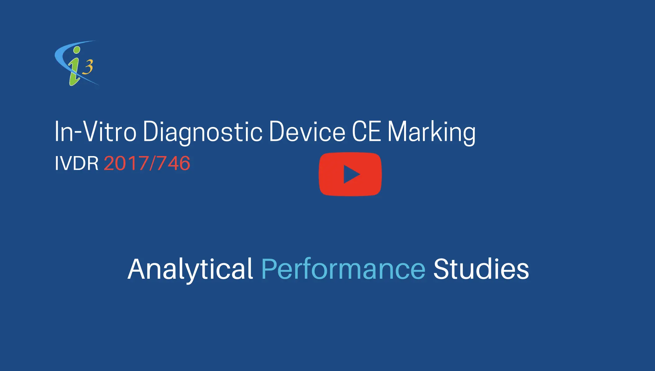 IVD Analytical Performance Studies